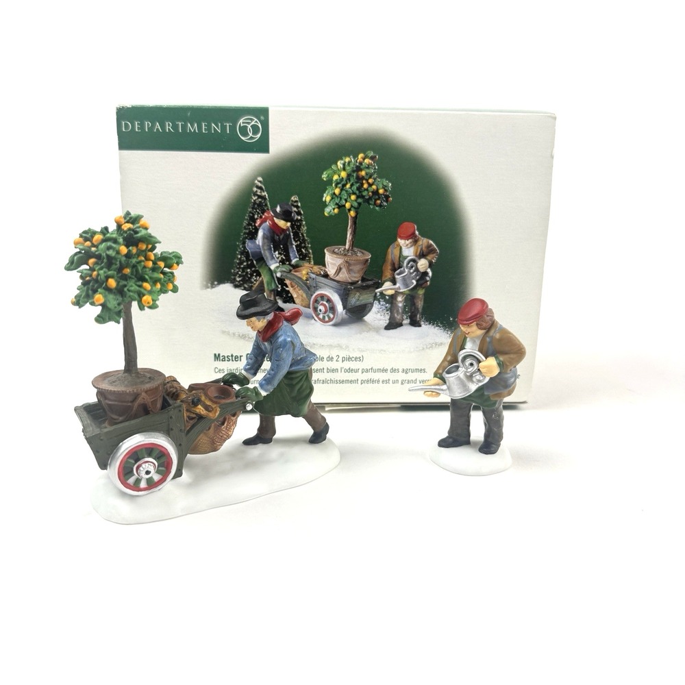 Department 56 Master Gardeners Dickens Heritage Village Farm Garden Orange Tree